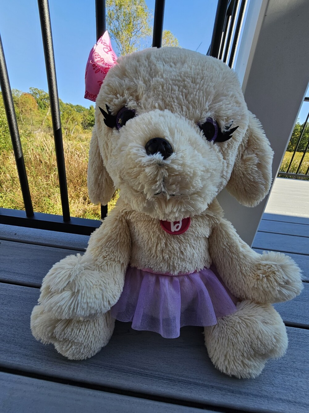 Mattel Barbie Dog Plush 22" Ballerina Tutu Just Play Stuffed Animal Toy Large!